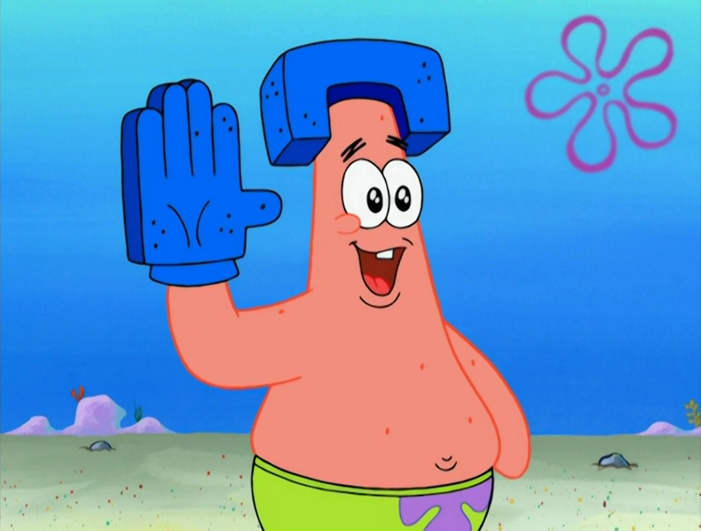 spongebob karate gloves
