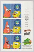 Print version of Got Milk? "Chocolate Milk" with an advertisement for SpongeBob "You Wish."