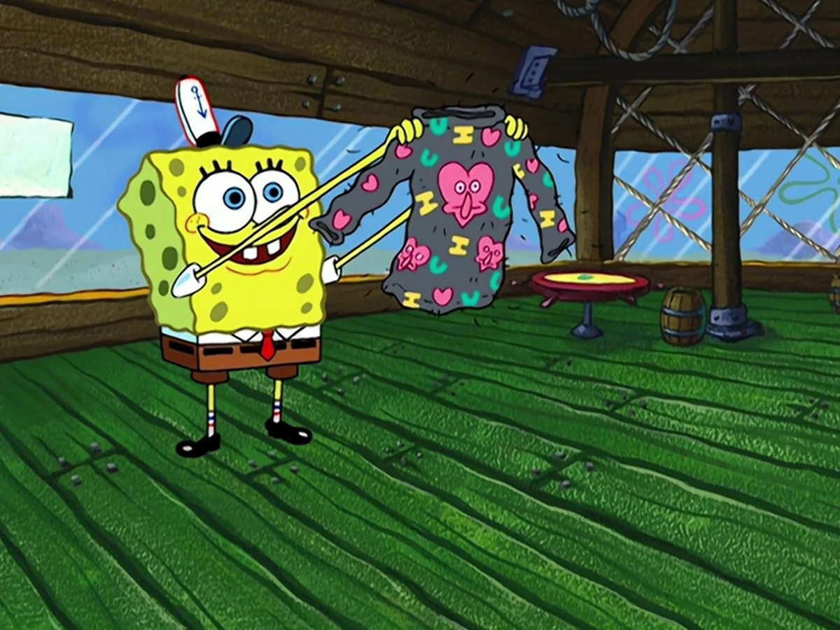 Squidward's eyelash sweater/gallery Encyclopedia SpongeBobia Fandom