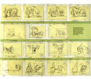 Not Just Cartoons, Nicktoons! storyboard page