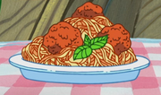 Spaghetti (with meatballs)