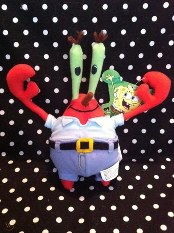 spongebob mr krabs plush
