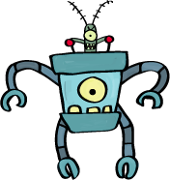 Plankton in his Mecha Robot