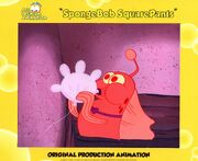 SpongeBob rock bottom animation cel 1