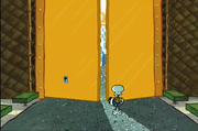 Squidville door open