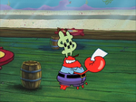 Mr. Krabs with Dollar Sign Eyes