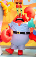 Mr. Krabs costumed character