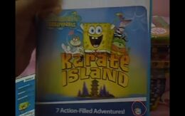 spongebob karate island dvd back