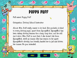 SpongeBob SquarePants Typing - Mrs Puff bio