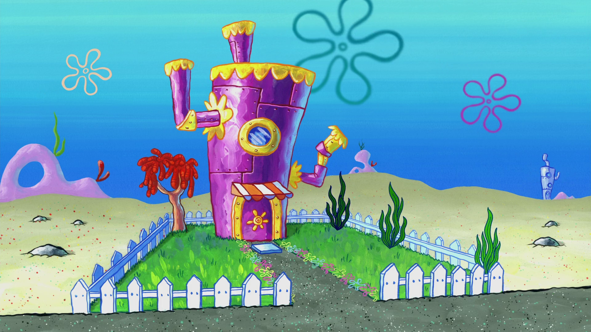 Mrs. Puff's house.