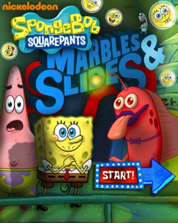 spongebob marbles and slides