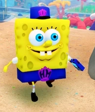 Hall Monitor SpongeBob in SpongeBob Simulator