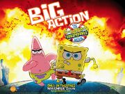 The spongebob squarepants movie poster