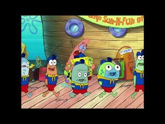 In the Spongebob Squarepants Movie there is a scene where Patrick Star  dances while wearing fishnet stockings. Steven …