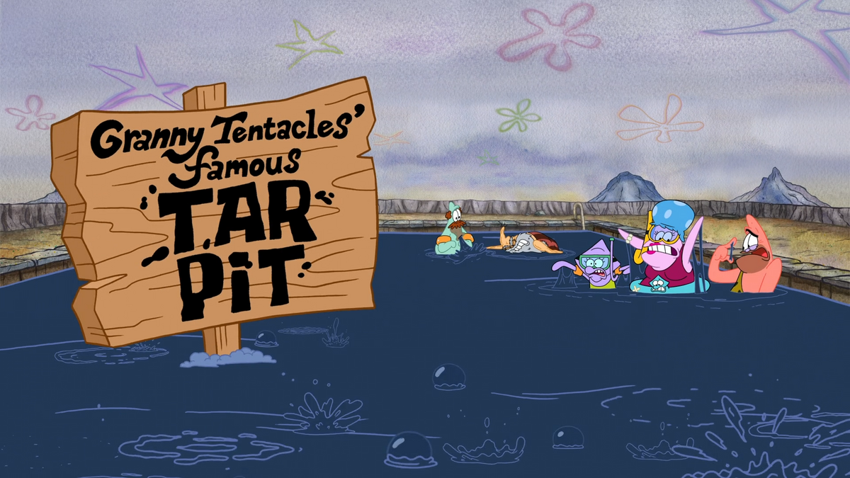 Granny Tentacles' Famous Tar Pit | Encyclopedia SpongeBobia | Fandom