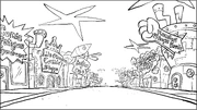 District of Comic Book Stores street design
