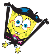 SpongeBob suit stock art