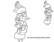 Klopnod woman stack