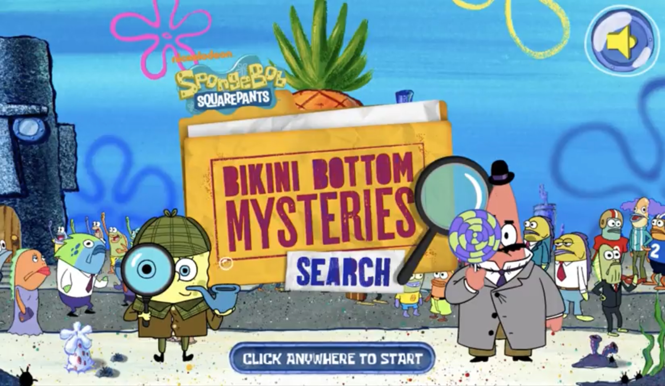 Bikini Bottom Mysteries Search, Encyclopedia SpongeBobia
