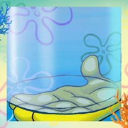 Unused painting of a close-up jar.