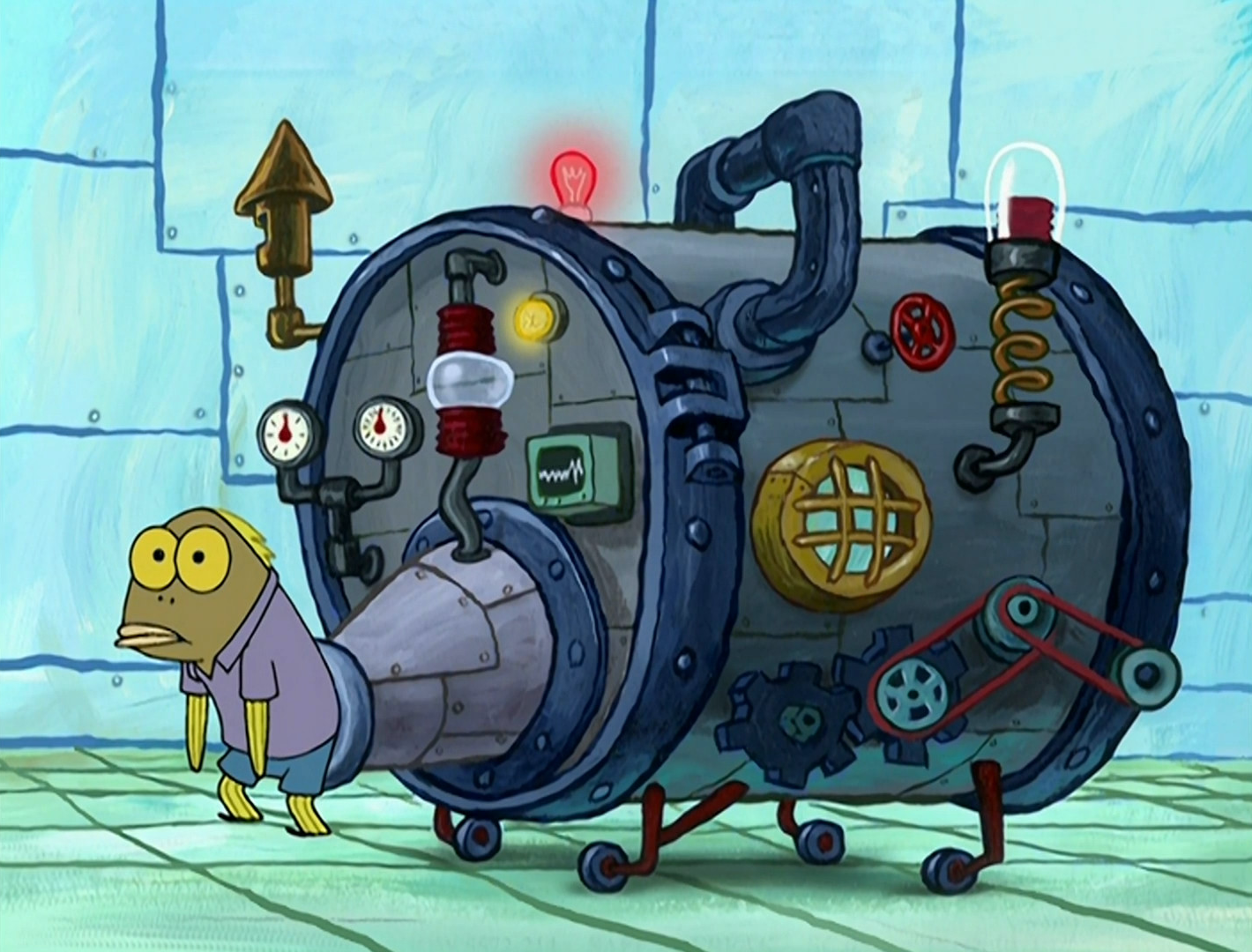 iron lung spongebob