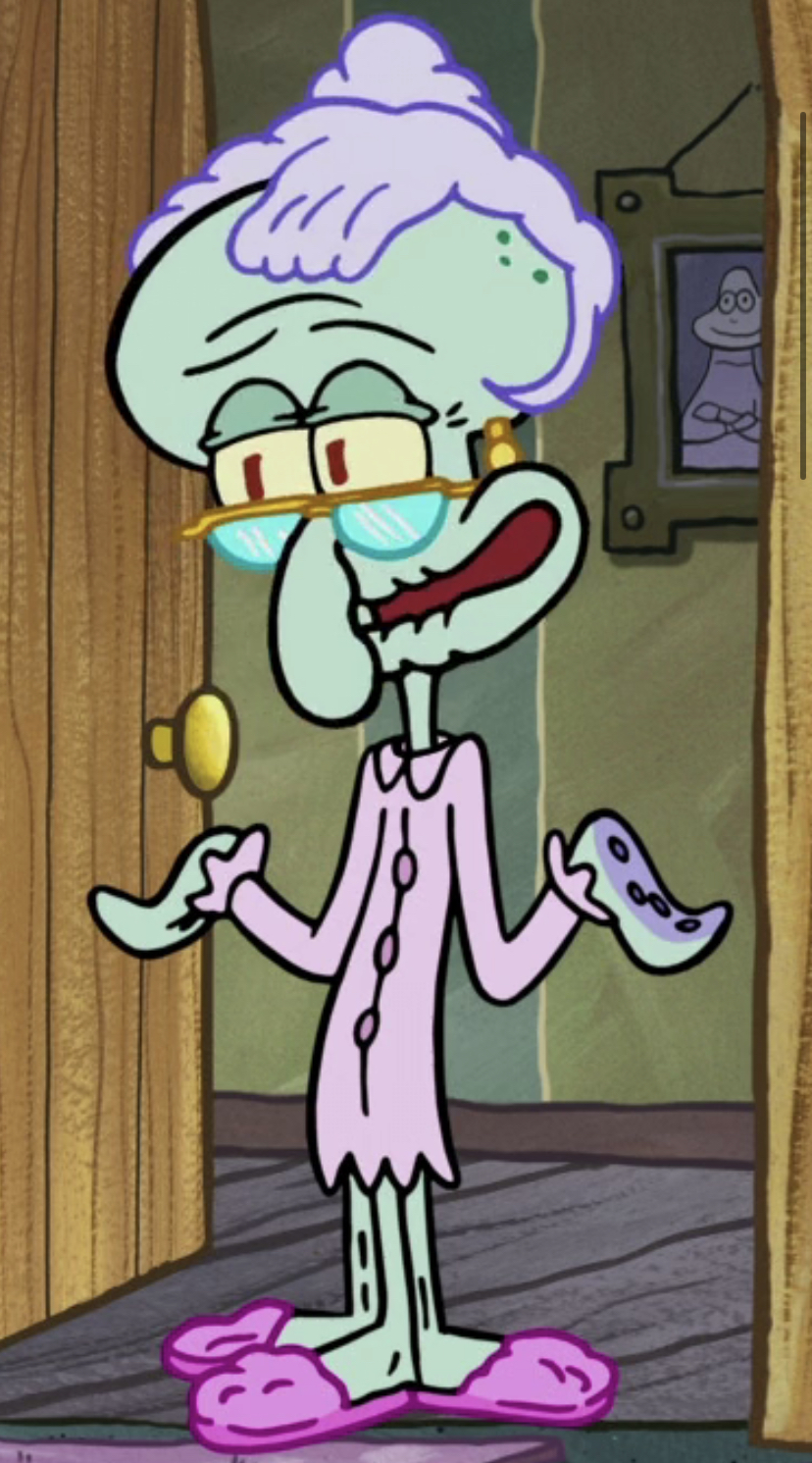 Does Squidward from Spongebob have a wife?