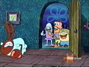 4:34pm ("Squid on Strike" / "Sandy, SpongeBob, and the Worm")
