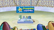 The show's logo from 1999-2008 logo on the banner shown at the final tournament.