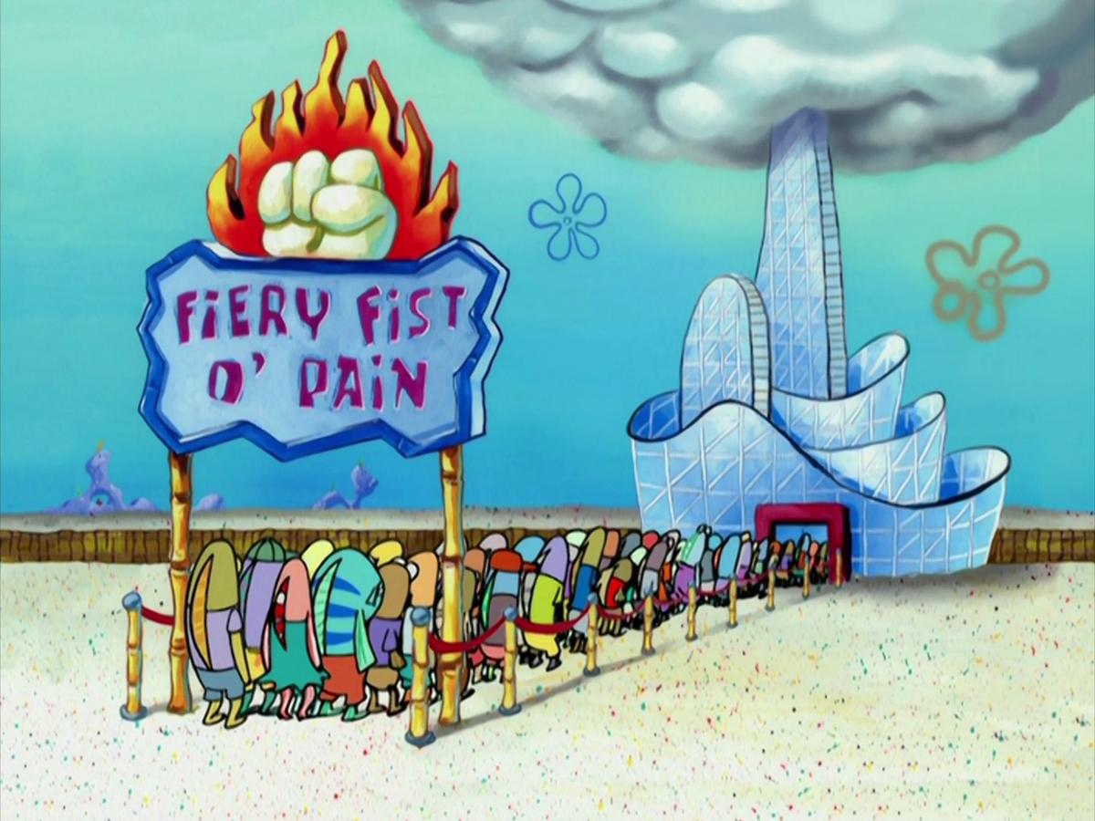 Fiery Fist O' Pain Encyclopedia SpongeBobia Fandom