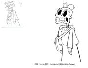 PAT208 SC085 Incidental154SkeletonPuppet