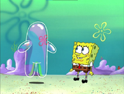 SpongeBob with Bubble Buddy