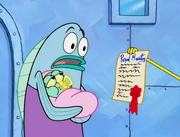 SpongeBob showing Incidental 48 the royal ministry.