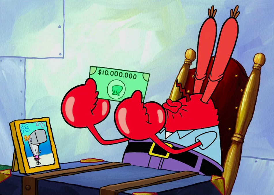 mr krabs money png clipart