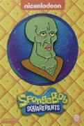 An official pin of "Handsome Squidward."