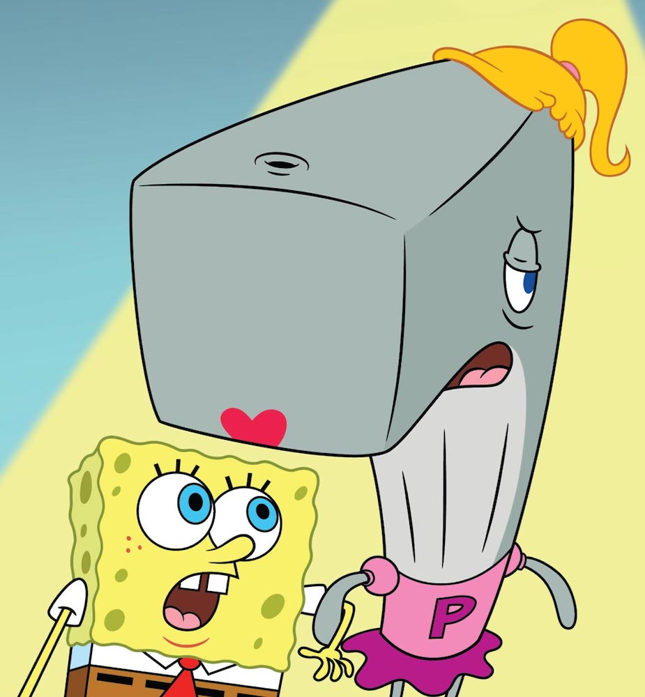 Spongebob Pearl Kiss