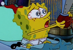 Spongebob Underpants in Sandy's Rocket
