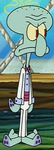 Squidward Wearing Fancy Clothes3