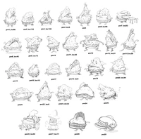 The "PM" incidental model sheet.