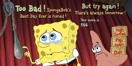 Quit/game over screen.