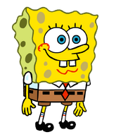 Spongebob without hat stock image