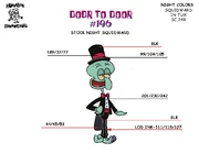 Squidward in a tuxedo.