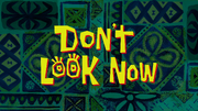 Don't Look Now title card