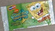 The 2002 version of the SpongeBob SquarePants Popsicle package