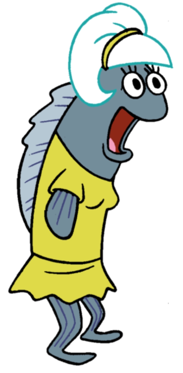 lady fish spongebob squarepants lady fish spongebob squarepants
