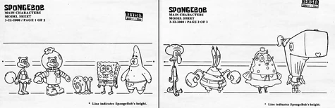SpongeBob-main-characters-model-sheet-season-2