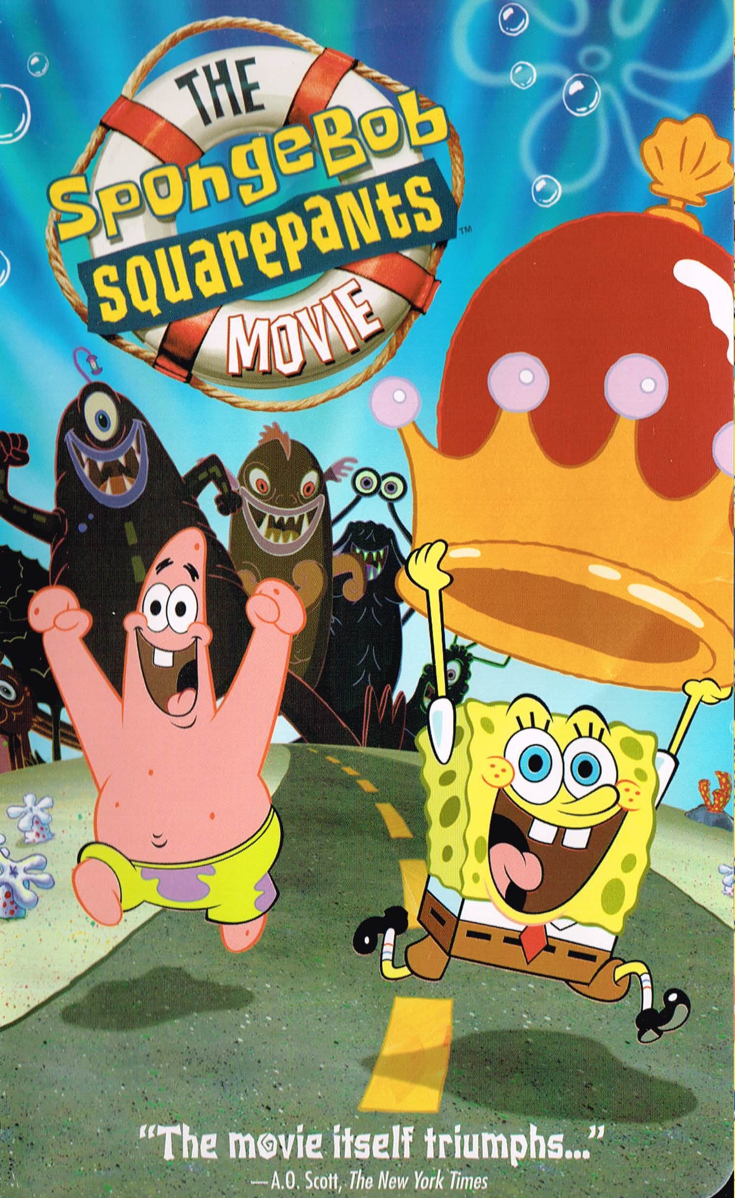 the spongebob squarepants movie vhs the spongebob squarepants movie vhs