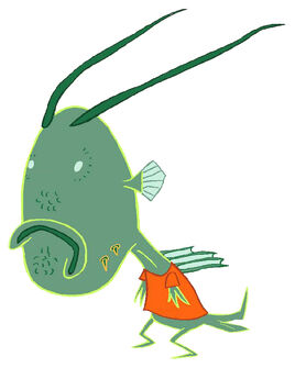 Feeler fish model pose