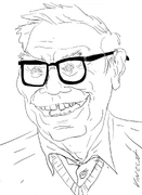 A sketch of Ernest Borgnine