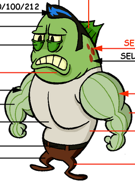 Greaser fish model pose