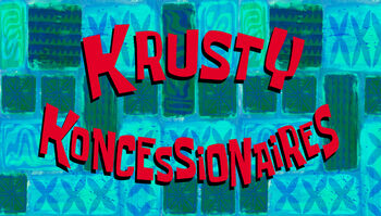 Krusty Koncessionaires title card